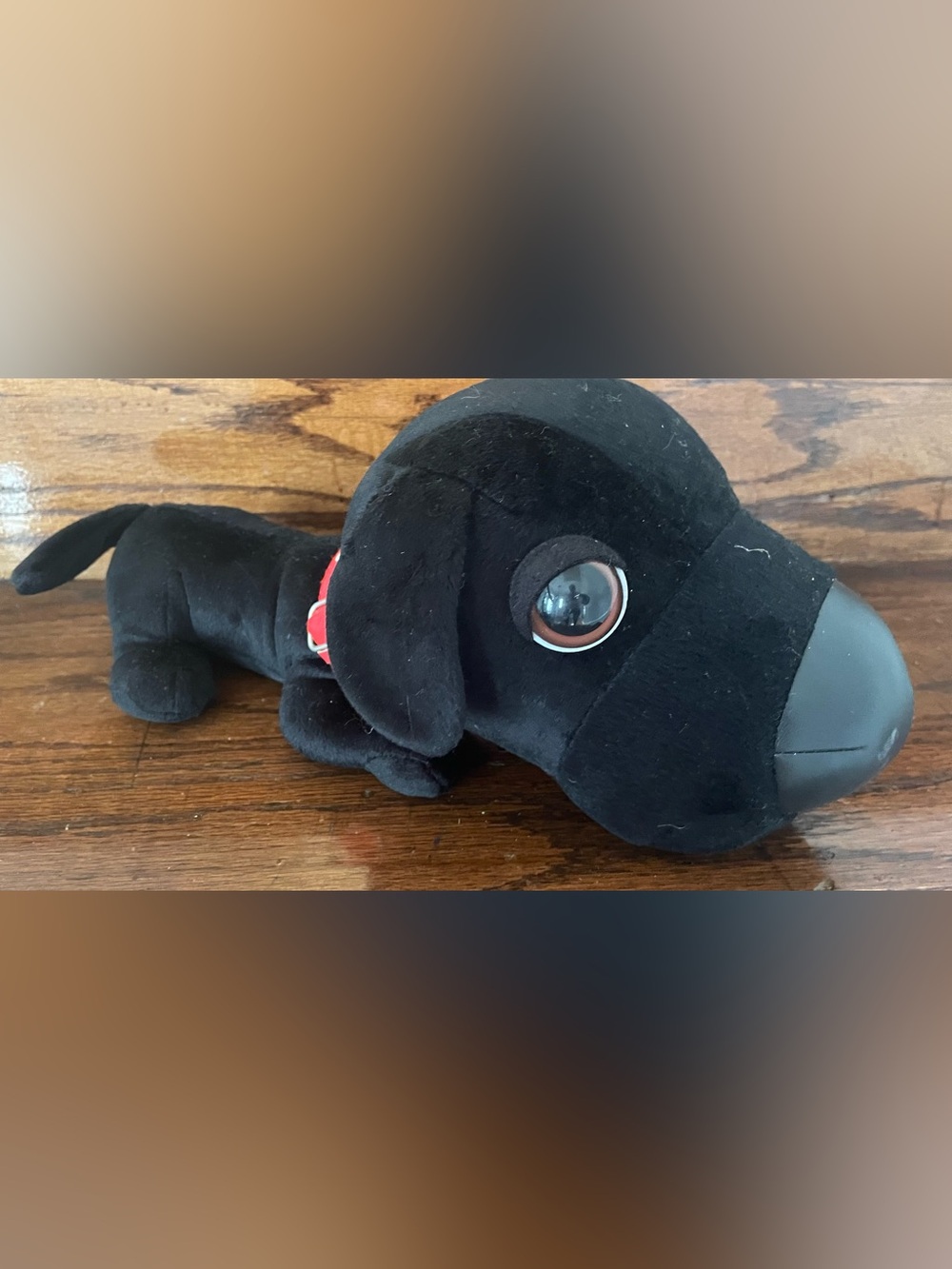 2002 The DOG Artist Collection Plush Black Lab Cute Big Nose Vintage